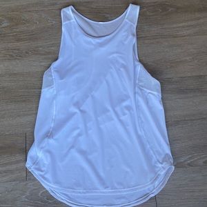 White lulu lemon tank top